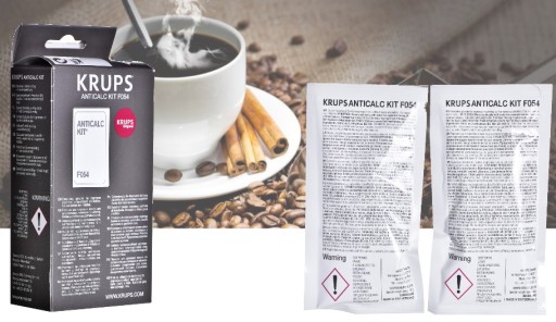 KRUPS F054 kávovar odstraňovač vodného kameňa 2x 40g + TEST