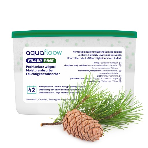AquaFloow vonný absorbér vlhkosti proti plesniam a vlhkosti 400 ml