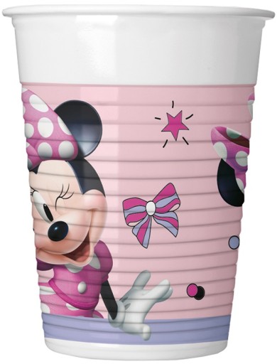 MINNIE MOUSE JUNIORSKÉ NARODENINOVÉ HRNČEKY, 8 KS
