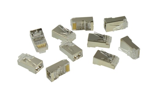 DIGITUS RJ45 FTP koncovky, kat. 6, sito, 10 ks