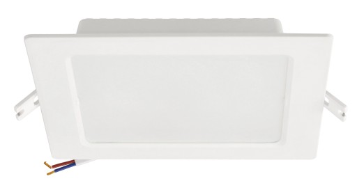 LED stropné svietidlo, zápustné, zápustné, 12W, 1200lm, 4000K, štvorcové