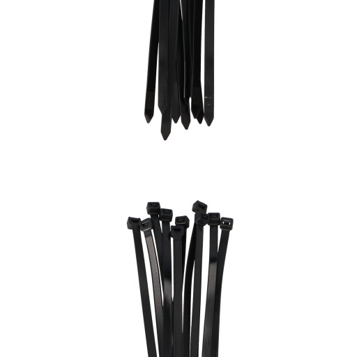 10x sťahovacie pásky Káblové pásky Zipsy 7,6 x 350 mm Silné UV sťahovacie pásky