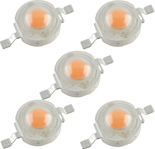 5x 1W FULL SPECTRUM LED 380-840nm Bridgelux Dual 2*23*45mil