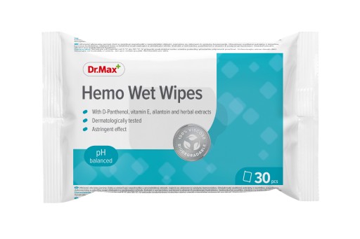 Hemo vlhčené obrúsky Dr.Max vlhčené obrúsky 30 ks