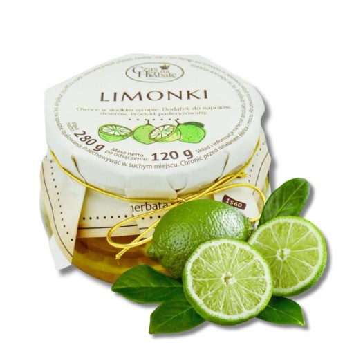 LIMETOVÉ plátky v sladkom sirupe, 280g dóza