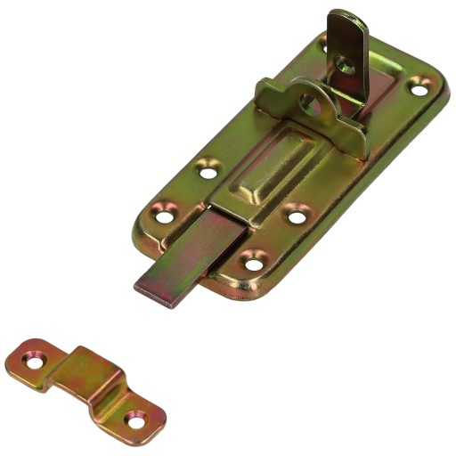Závora garážovej brány 120 mm, plochá, zakrivená
