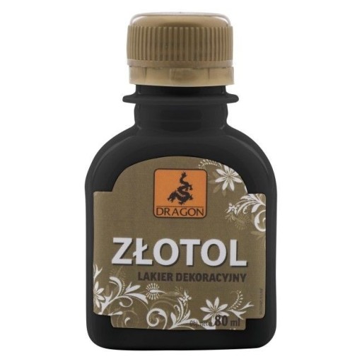 DRAGON Dekoračný lak ZŁOTOL 80ml ZLAT
