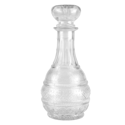 KARAFOVÁ FĽAŠA 500ML + SKLENENÉ viečko