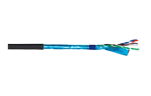 Sieťový kábel ZAMEL 5e Twisted Pair FTP Outdoor 4x2