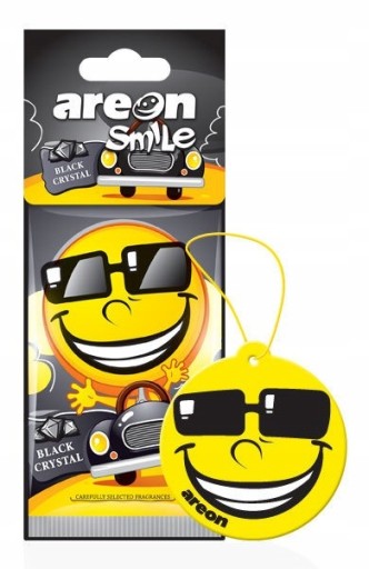 AREON SMILE - ČIERNY KRIŠTÁĽOVÝ VONNÝ PRÍvesok
