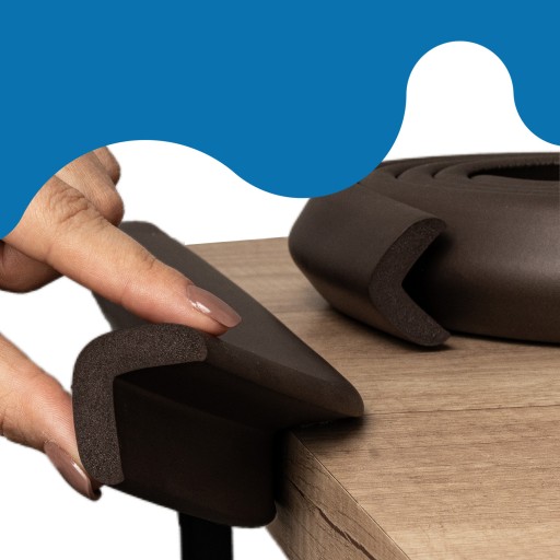 2M HRUBÁ FOAM ochranná páska na ochranu hrán rohov nábytku SIPO hnedá