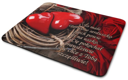 PODLOŽKA POD MYŠ DARČEK K VALENTÍNU PRE ZAMILOVANÉ PÁRY W4