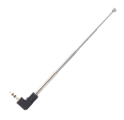 Teleskopická anténa 25 cm 3,5 stereo jack konektor (3055