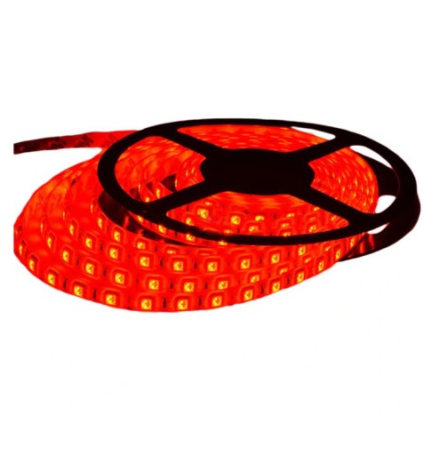300 LED PÁS SMD5050 IP65 VODEODOLNÝ 1m ČERVENÝ
