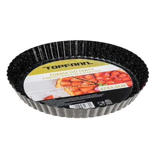Plech na pečenie NA TARTÁKY 27CM, ODNÍMATEĽNÝ DOLNÝ plech