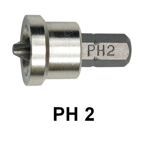 PH bit 2 bit pre sadrokartónové dosky s dorazom