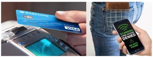 POUZDRO PROTI KRÁDEŽI RFID OCHRANNÉ BLÍZKOSTI KARTY ŠEDÉ
