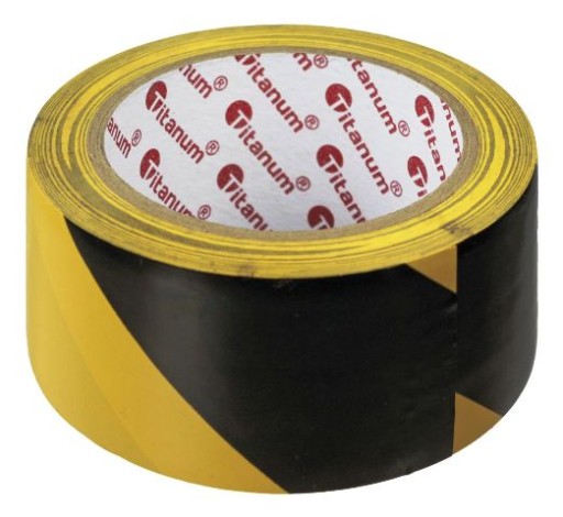 Čierno-žltá výstražná páska 48 mm x 20 m 445244