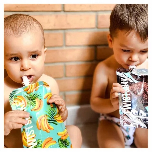 Twistshake opakovane použiteľné vrecko 100 ml kokos