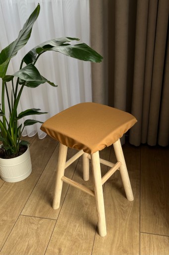 Štvorcový vankúš na stoličku 30x30 CAMEL