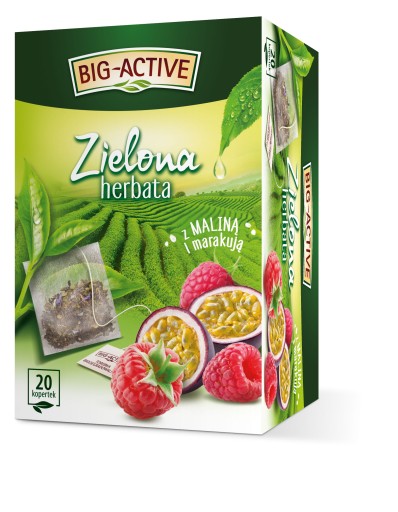 Herbapol Zelený čaj s malinami a marakujou 20 TB