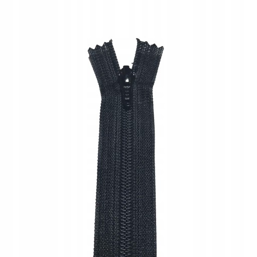 YKK plastový zips 20cm na nohavice ČIERNA