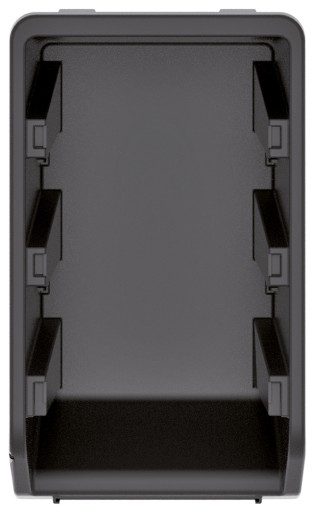 Nákladná skriňa 195 mm x 120 mm - čierna (KTR20-S411) Kistenberg