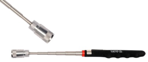 TELESKOPICKÝ CHAPAČ S MAGNETOM A LED 190-800mm YATO YT-06611