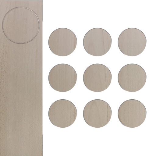 Krycia čiapočka, samolepka Fi20 mm MAPLE