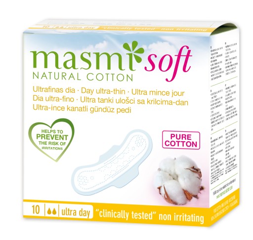 Masmi 100% BIO, ECO SOFT hygienické vložky na deň, 10 ks