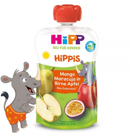 HiPP BIO HiPPiS Mango Marakuja Jablko Hruška