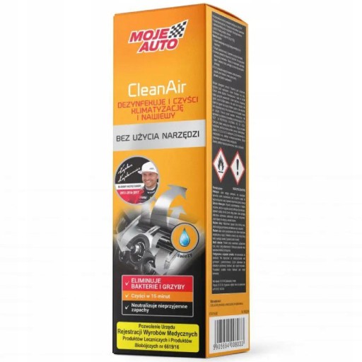 Osviežovač klimatizácie My Car CleanAir Fresh dezinfikuje