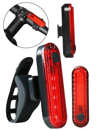 BICYKLOVÁ LAMPA PREDNÁ ZADNÁ LED USB SVETLO VÝKONNÉ BICYKELOVÉ SVETLO PREDNÉ + ZADNÉ