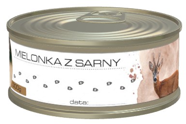Etikety na srnčie mäso hnedé 10 ks