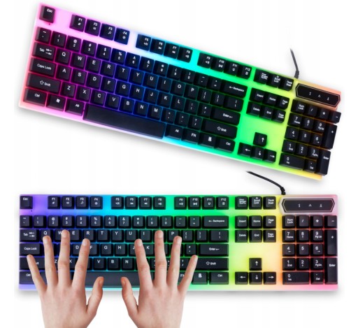 RGB ESPORT RETRO HERNÁ MECHANICKÁ KLÁVESNICA