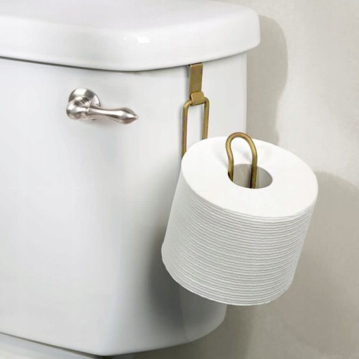 RÚČKA NA TOALETNÝ PAPIER, ZLATÝ ZLATÝ PRÍvesok