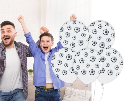 Balóny futbalové majstrovstvá sveta futbalistov 30 cm 5 ks.