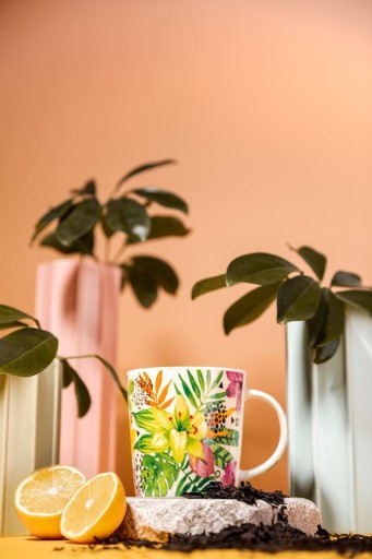 New Bone China Florina Hawaii hrnček 400 ml mix