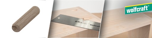 Drevené hmoždinky 9,5 x 40 mm 30 ks Wolfcraft