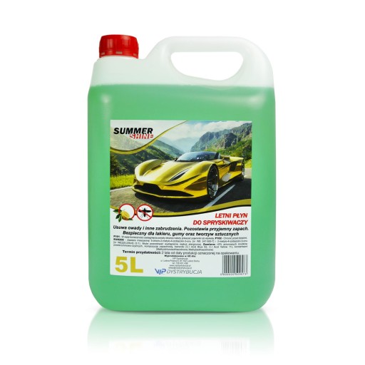 SUMMER SHINE letná kvapalina do ostrekovačov 5L Lemon