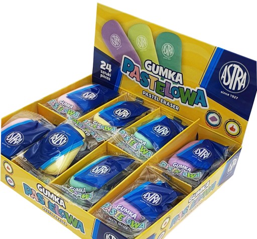 ASTRA pastelová mazacia guma