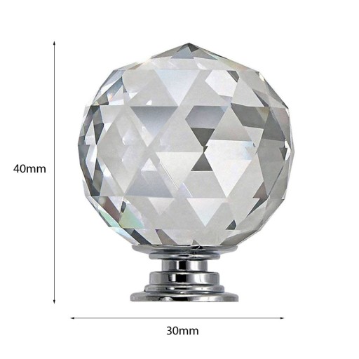 KRYŠTÁLOVÝ NÁBYTOK Úchytka 30mm CRYSTAL