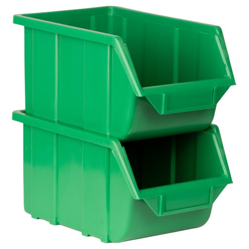 Dielenský úložný box ZELENÝ Organizačný box VEĽKÝ kontajner