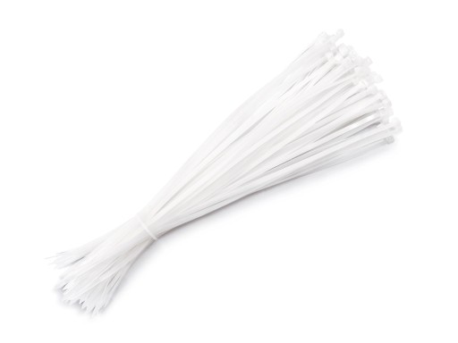 KABELOVÉ VIAZAKY KABELOVÉ VIAZAKY BIELE 5x350mm 100KS