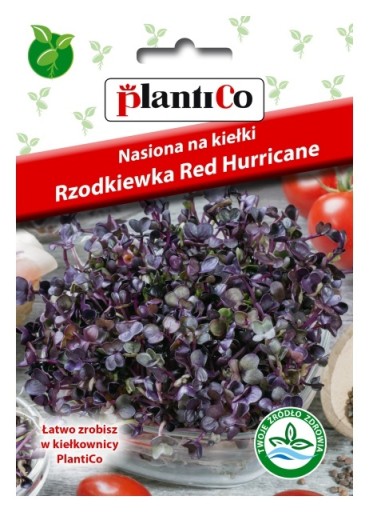 Red Hurricane Semená červenej reďkovky na klíčky 10g PlantiCo
