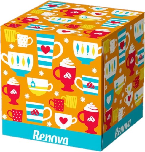 Tvárové vreckovky Renova Cups 50 ks