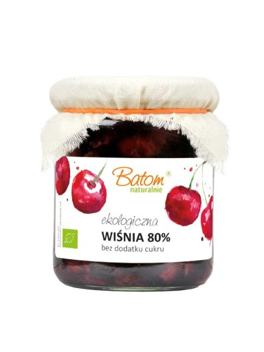 Višňový džem Čerešňový 80% BIO bez cukru 260 g Batom
