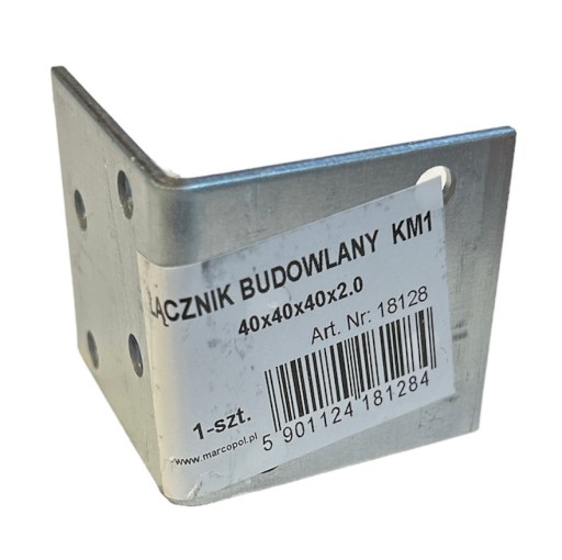 SKRUTKOVÝ UHLOVÝ KONEKTOR 40X40X40 2,0 MM