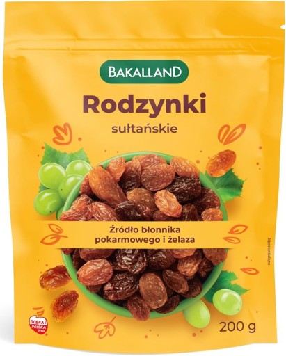 Bakalland sultánka hrozienka 200g, bez síry, cukor, lahodné, PRÉMIOVÁ KVALITA