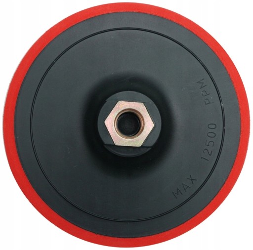 GUMOVÝ DISKOVÝ KOTÚČ SO SUCHÝM zipsom NA UHLOVÚ BRÚSKU 125MM